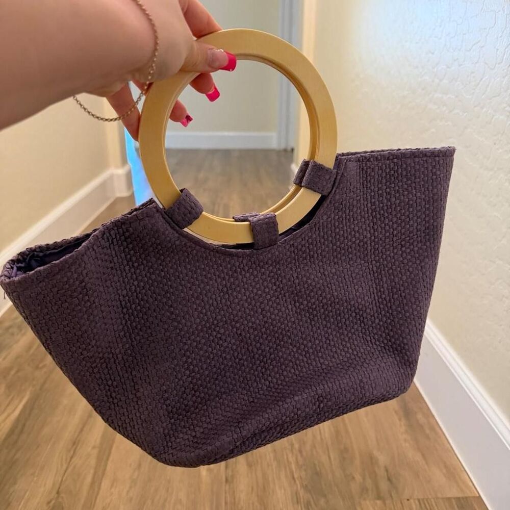 Unbranded Women's Purple and Brown Bag